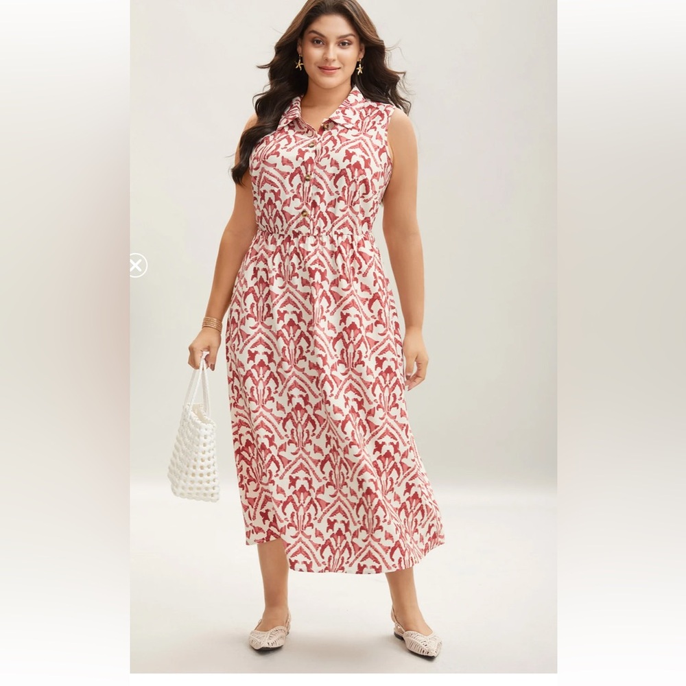 BloomChic Shirt Midi Dress